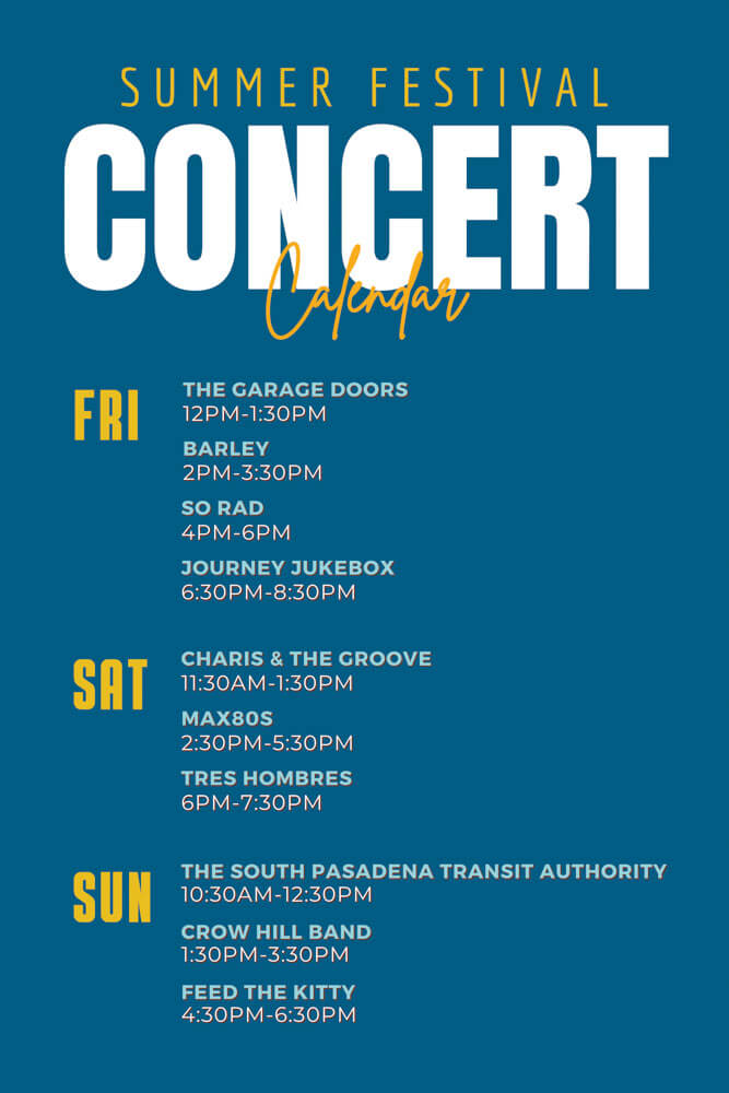 Concert Calendar